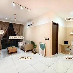 Apartment Haven-permas Masai Ciq-1 Bedroom Brand New Muji Johor Bahru