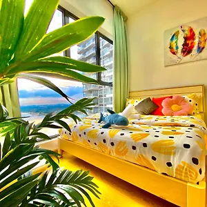 海景套房 三房三厕温馨浪漫名宿@danga Bay Apartment *