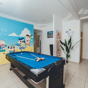 Shinchan Chill 14pax Landed Pooltable Ktv Bbq Bukit Indah Apartment Johor Bahru