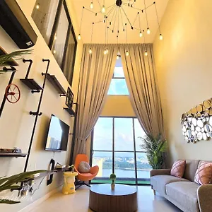 Apartment Loft Seaview 2br Jb Ciq 7pax