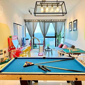 Homestay Midvalley Southkey Mosaic By Lodgein -snooker Ktv Arcade Game Kid Plyground